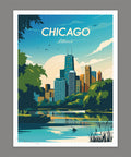 Pintoo H3309 World Travel by Studio Inception - Chicago - 1200 Piece Jigsaw Puzzle
