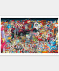 Pintoo H3447 Beach party rainbow scene - 1000 Piece Jigsaw Puzzle by Peter Adderley
