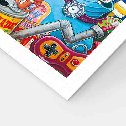 Pintoo H3447 Beach party rainbow scene - 1000 Piece Jigsaw Puzzle by Peter Adderley