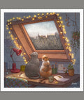 Pintoo H3455 Raining Window by  Limduey - Kitten's Life Routine - 900 Piece Jigsaw Puzzle