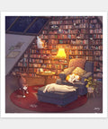 Pintoo H3456 Library by  Limduey - Kitten's Life Routine - 900 Piece Jigsaw Puzzle
