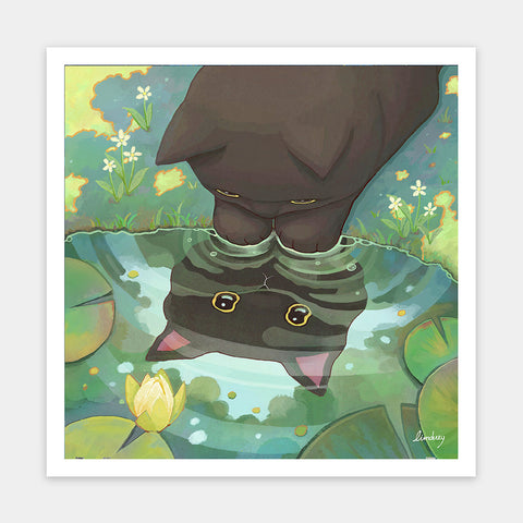 Pintoo H3458 Pond by Limduey - 900 Piece Jigsaw Puzzle