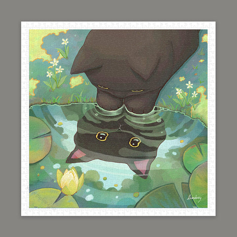 Pintoo H3458 Pond by Limduey - 900 Piece Jigsaw Puzzle