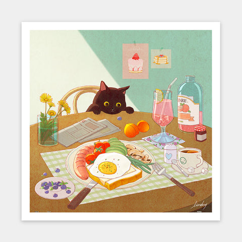 Pintoo H3460 Brunch Time - 900 Piece Jigsaw Puzzle by Limduey