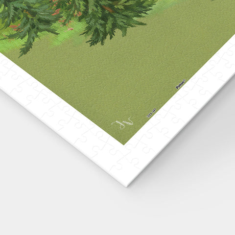 Pintoo H3499 Forest Tree Houses - 1200 Piece Jigsaw Puzzle by Julia Vaihicheva