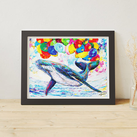 Pintoo H3513 Floating Whale - 1200 Piece Jigsaw Puzzle by NiJiSuKe