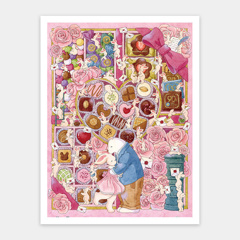 Pintoo H3517 Little Bunnys - My Sweety - 1200 Piece Jigsaw Puzzle by Tian Tian