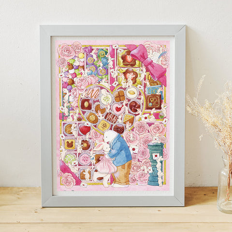 Pintoo H3517 Little Bunnys - My Sweety - 1200 Piece Jigsaw Puzzle by Tian Tian