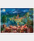 Pintoo H3519 Evening by the Lake in Hallstatt by Image World - 1200 Piece Jigsaw Puzzle