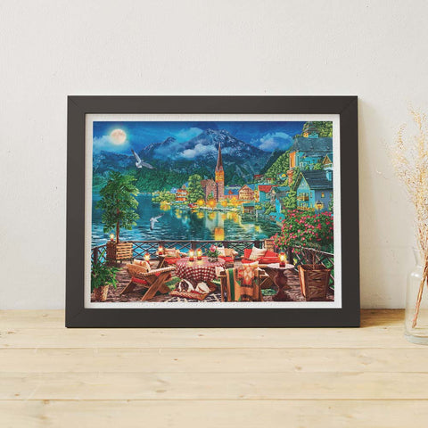Pintoo H3519 Evening by the Lake in Hallstatt by Image World - 1200 Piece Jigsaw Puzzle