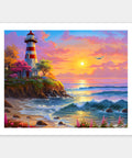Pintoo H3521 Lighthouse on Tropical Island by Stewart - 500 Piece Jigsaw Puzzle