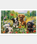 Pintoo H3550 Funny Puppies by Image World - 600 Piece Jigsaw Puzzle