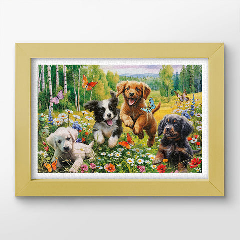 Pintoo H3550 Funny Puppies by Image World - 600 Piece Jigsaw Puzzle