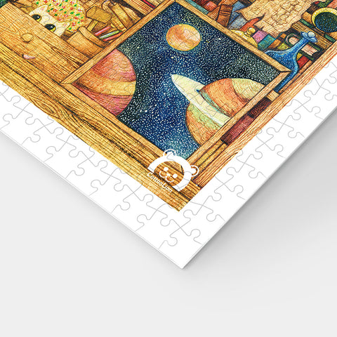 Pintoo H3579 Astronomical Collection Cabinet - 900 Piece Panorama Jigsaw Puzzle by Cotton Lion