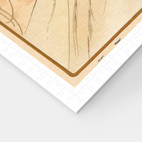 Pintoo H3619 The Arts by Alphonse Mucha - Music - 1000 Piece Jigsaw Puzzle