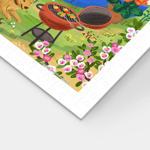 Pintoo H3640 Campervan Camping Day by Olivia Gibbs - 500 Piece Jigsaw Puzzle