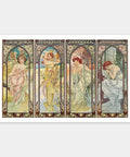 Pintoo H3641 The Times of the Day by Alphonse Mucha - 1000 Piece Jigsaw Puzzle