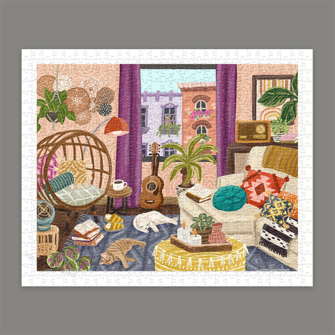 Pintoo H3648 Boho Interior by Olivia Gibbs - 500 Piece Jigsaw Puzzle