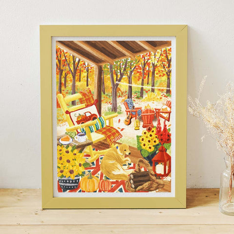 Pintoo H3650 Fall Porch - 1200 Piece Jigsaw Puzzle by Olivia Gibbs