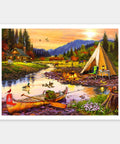 Pintoo H3665 Golden Haven Camp by The Macneil Studio - 1200 Piece Jigsaw Puzzle