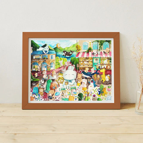 Pintoo H3693 Puzzle Carnival by MiniHan - 1200 Piece Jigsaw Puzzle