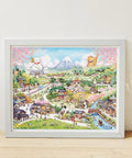 Pintoo H3707 Maneki Neko Village by YUKAN - 2000 Piece Jigsaw Puzzle