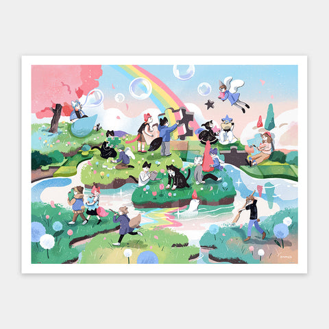 Pintoo H3747 Puzzle World - 1200 Piece Jigsaw Puzzle by Damee Wu