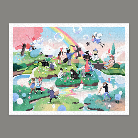 Pintoo H3747 Puzzle World - 1200 Piece Jigsaw Puzzle by Damee Wu