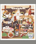 Pintoo H3875 Cat Sushi Shop - 900 Piece Jigsaw Puzzle by Keyto