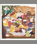 Pintoo H3876 Cat Ice Cream Shop - 900 Piece Jigsaw Puzzle by Keyto