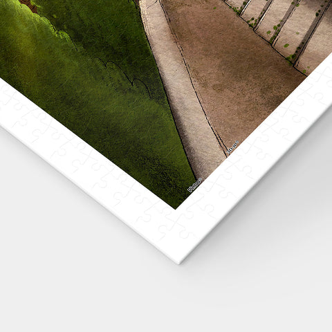 Pintoo H3934 A Red Roof - 900 Piece Jigsaw Puzzle by Luna