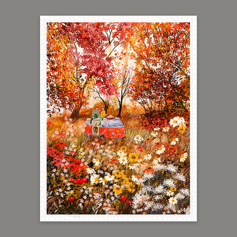 Pintoo H4081 Autumn Camping - 1200 Piece Jigsaw Puzzle by Laivi Poder