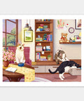 Pintoo H4084 Cat Life at Sunset - 500 Piece Jigsaw Puzzle by Myowntime