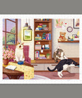 Pintoo H4084 Cat Life at Sunset - 500 Piece Jigsaw Puzzle by Myowntime