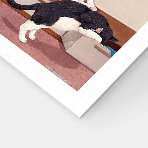 Pintoo H4084 Cat Life at Sunset - 500 Piece Jigsaw Puzzle by Myowntime