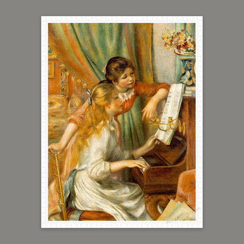 Pintoo H4136 Young Girls at the Piano - 1200 Piece Jigsaw Puzzle by Pierre Auguste Renoir