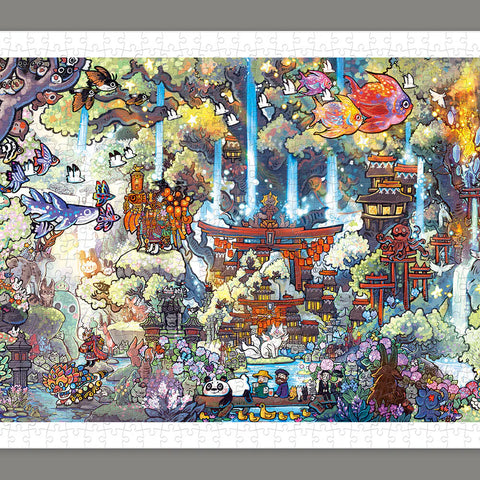 Pintoo - World Corner Series - Forest Wonderland - Showpiece Panorama 1000 Pieces [H4140] - Instant Noodles