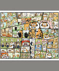 Pintoo H4153 Knowing Grin - 2000 Piece Jigsaw Puzzle by I am not a Fat Tiger
