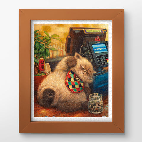 Pintoo H4171 Maneki Meow - 500 Piece Jigsaw Puzzle by Phoenix Chan