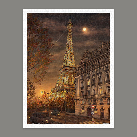 Pintoo H4189 Golden Paris - 1200 Piece Jigsaw Puzzle by sujin