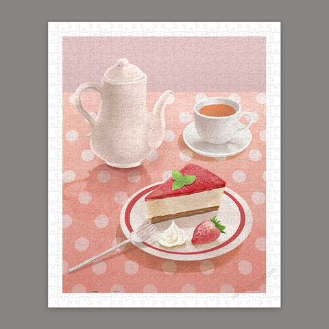 Pintoo - Strawberry Cake - Showpiece 500 Pieces [H4209] - Yuz Draw Cooking
