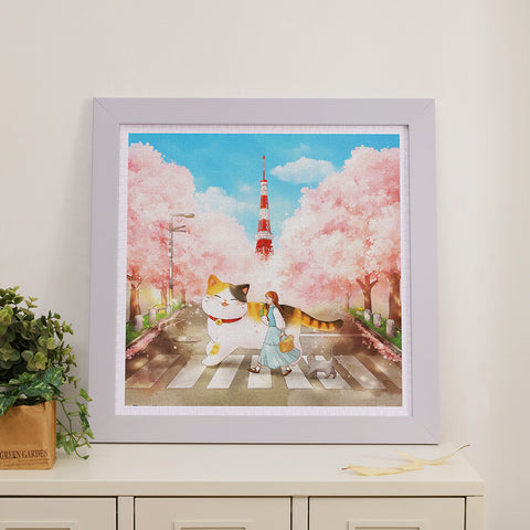 Pintoo - Into the Cherry Blossom - Showpiece 900 Pieces [H4223] - Limduey