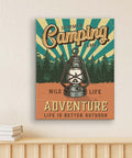 Pintoo HN1275 Retro Poster - Camping Lantern - 366 Piece Jigsaw Puzzle