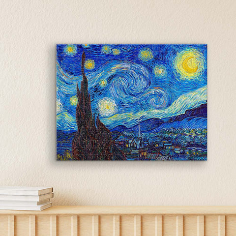 Pintoo HN1306 The Starry Night - 366 Piece Jigsaw Puzzle by Vincent van Gogh