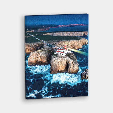 Pintoo HN1311 Aerial Photography - Ponta da Piedade Lighthouse, Portugal - 366 Piece Jigsaw Puzzle by Henry Do