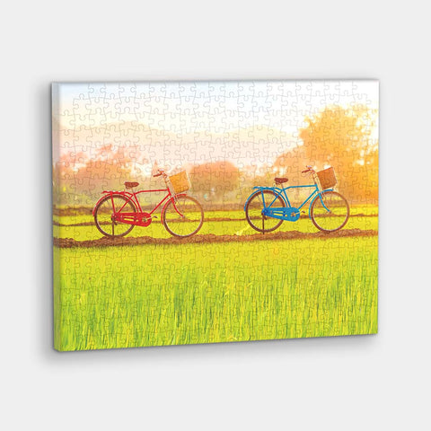 Pintoo HN1315 Away from the City - Sun - kissed Green Fields - 366 Piece Jigsaw Puzzle