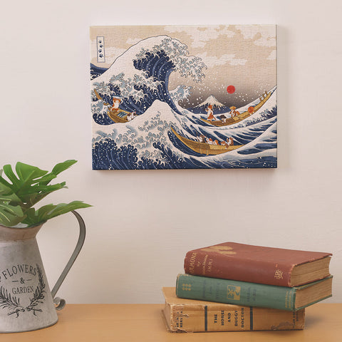 Pintoo HN1384 Cats Wave by Nyangsongi - 366 Piece Jigsaw Puzzle