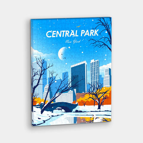 Pintoo HN1404 Days in New York by Studio Inception - Central Park - 366 Piece Jigsaw Puzzle