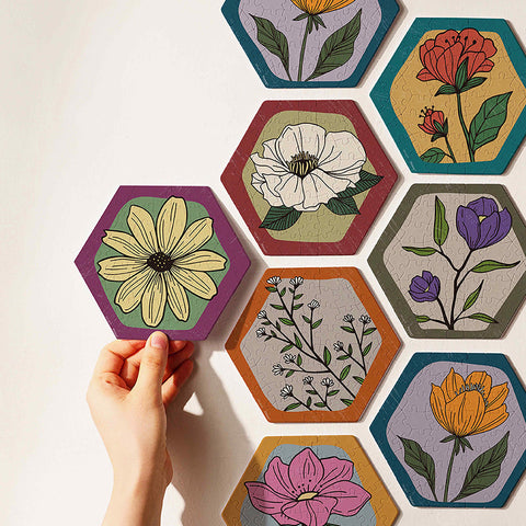 Pintoo HX1165 Retro Modern Garden - Wall Tile Puzzle Set Jigsaw Puzzle