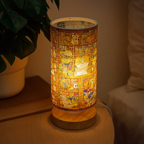 Pintoo JB1001 Cat's Shop - Puzzle Table Lamp Jigsaw Puzzle by Cotton Lion